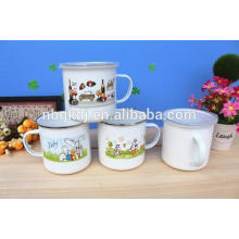 promotional enamel milk mug from zhejiang china